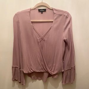 Long Sleeve Mauve Top
